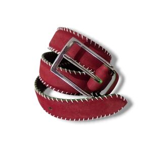 Robert Graham - Oxblood Griffith Leather Belt Size 34